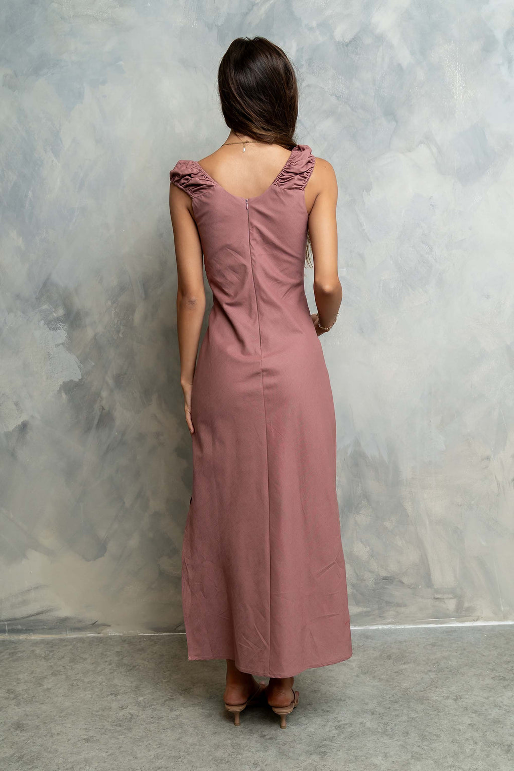 Mika Maxi Dress in Mauve