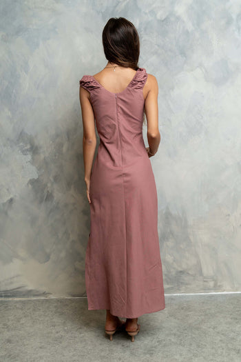 Mika Maxi Dress in Mauve