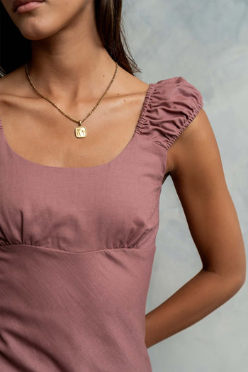 Mika Maxi Dress in Mauve
