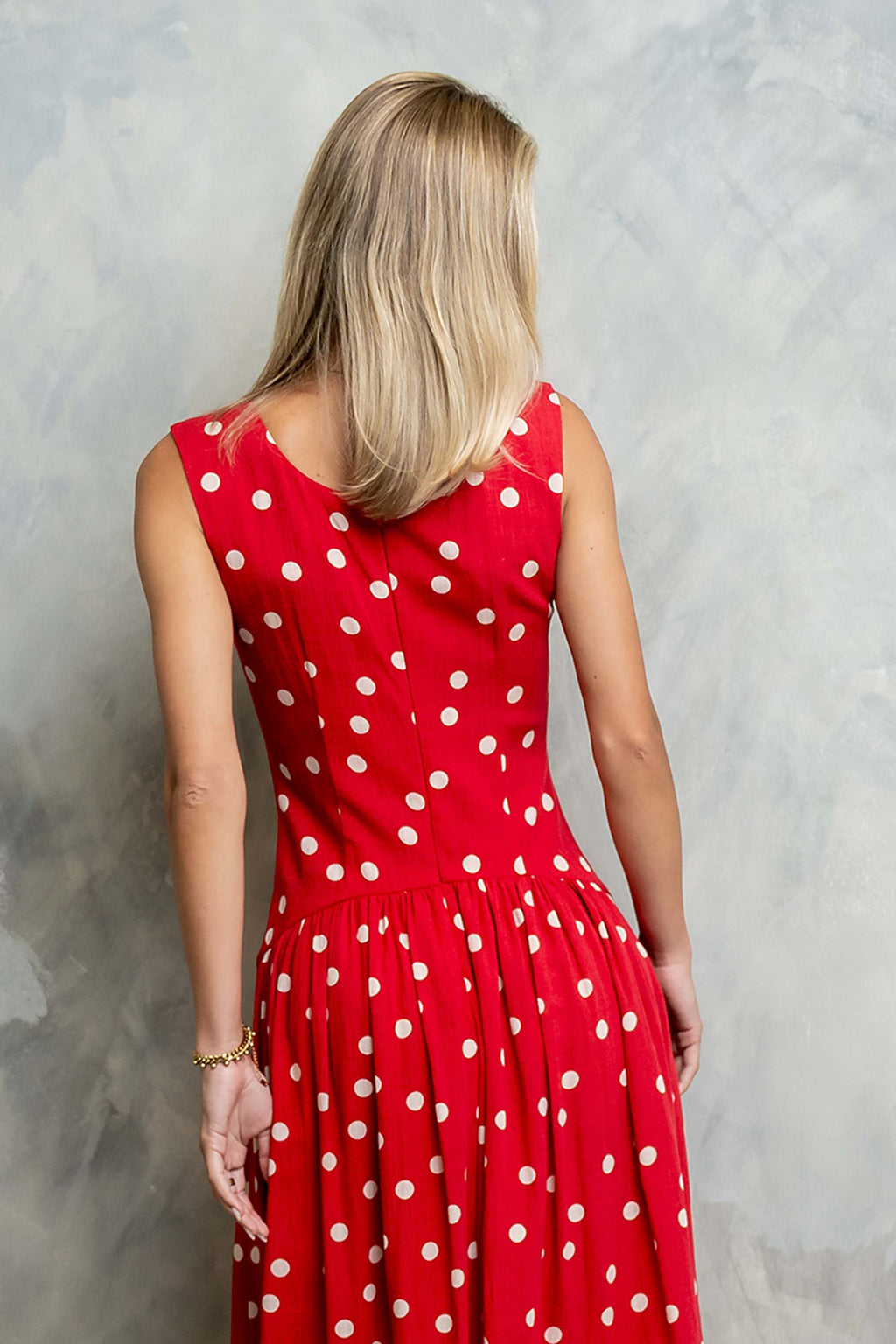Dacey Polka Dot Midi Dress
