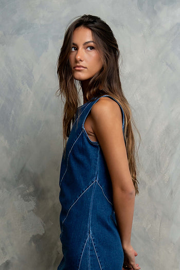Raelynn Denim Midi Dress