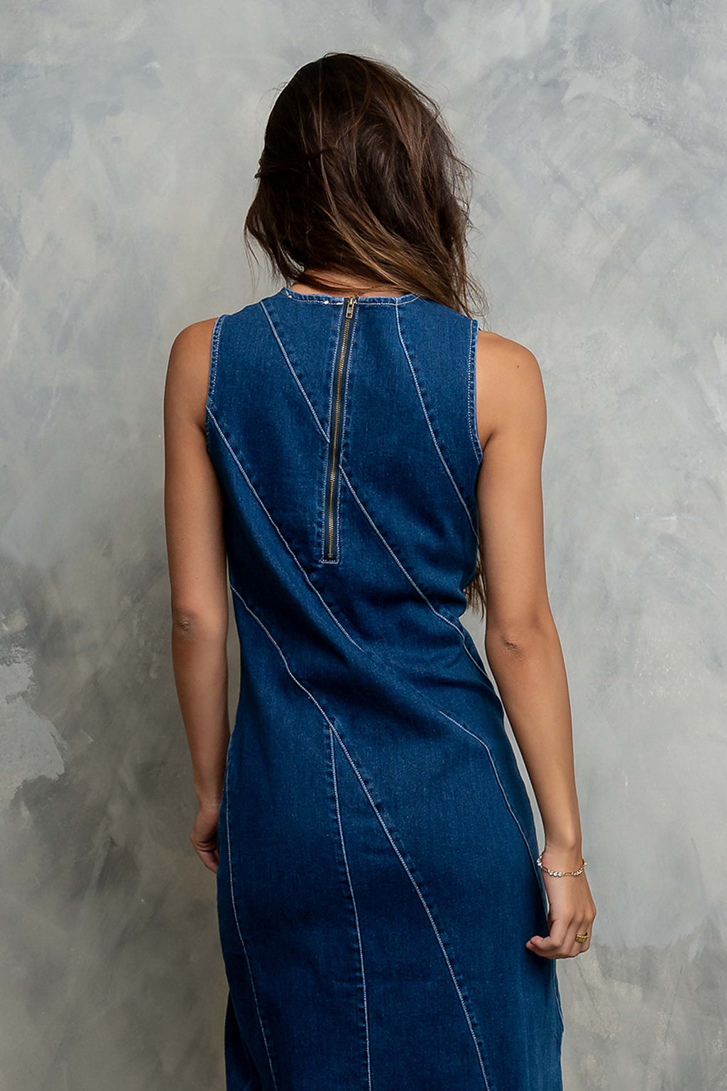 Raelynn Denim Midi Dress