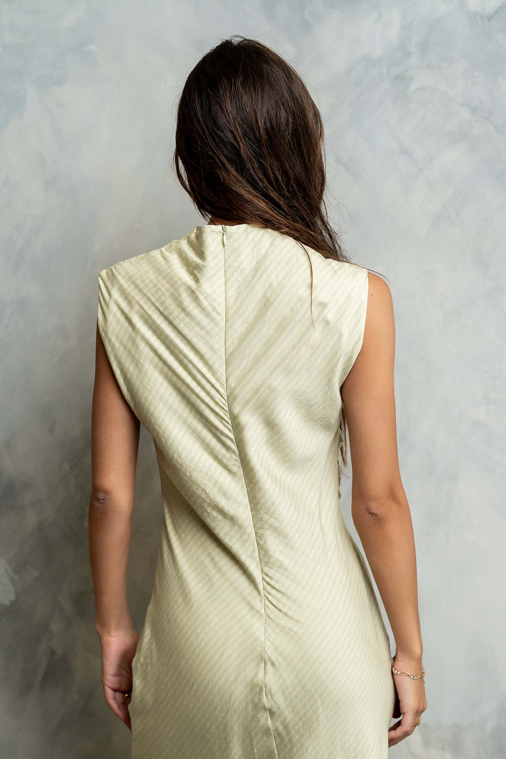 Shay Midi Dress in Green
