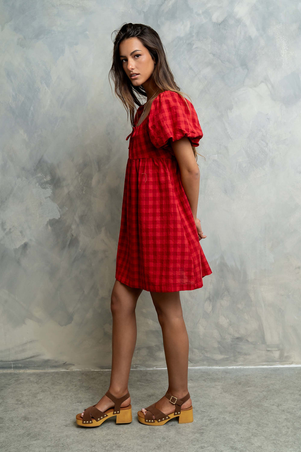 Emery Plaid Mini Dress