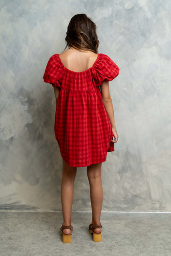 Emery Plaid Mini Dress