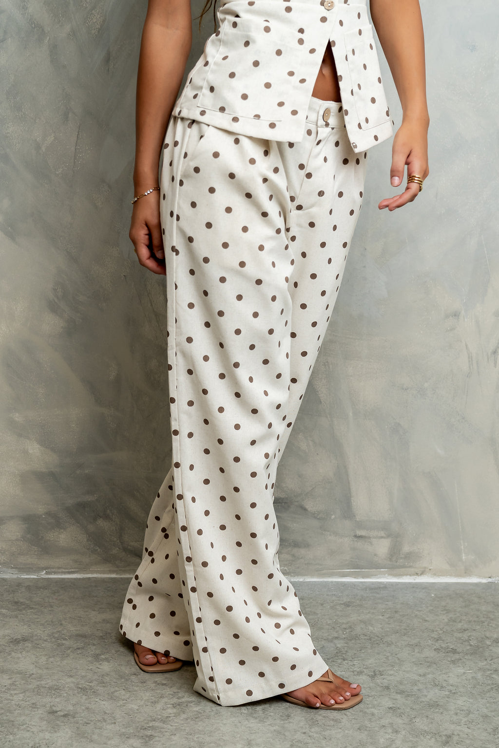 Natasha Polka Dot Trousers