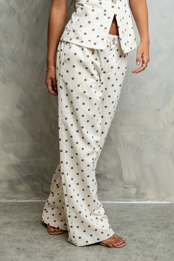 Natasha Polka Dot Trousers