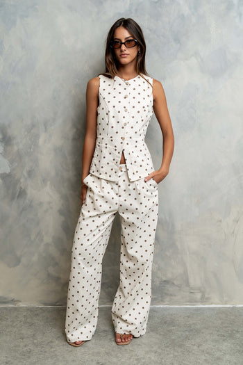 Natasha Polka Dot Trousers