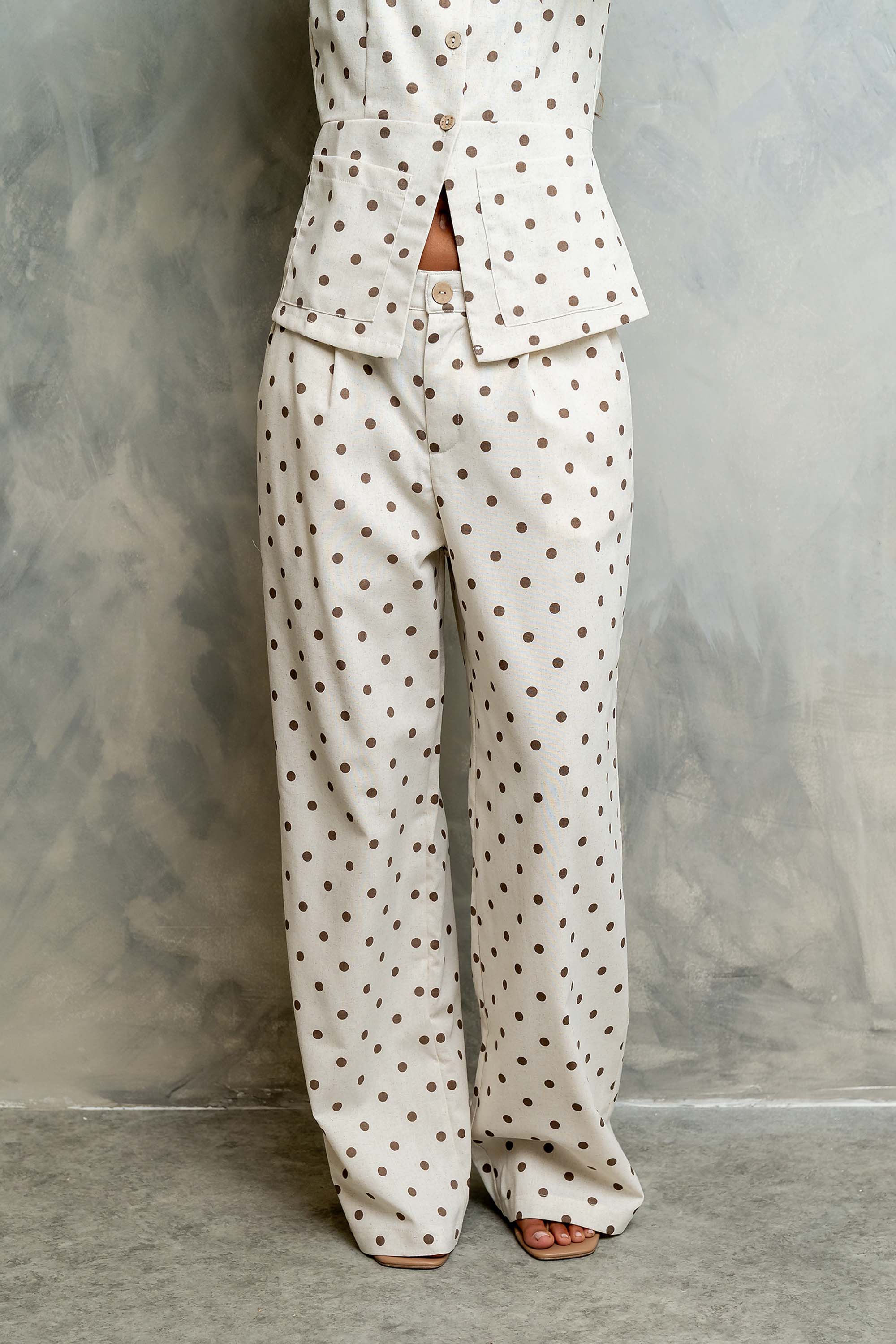Natasha Polka Dot Trousers