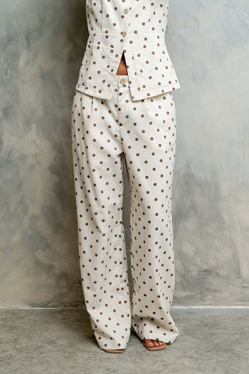 Natasha Polka Dot Trousers