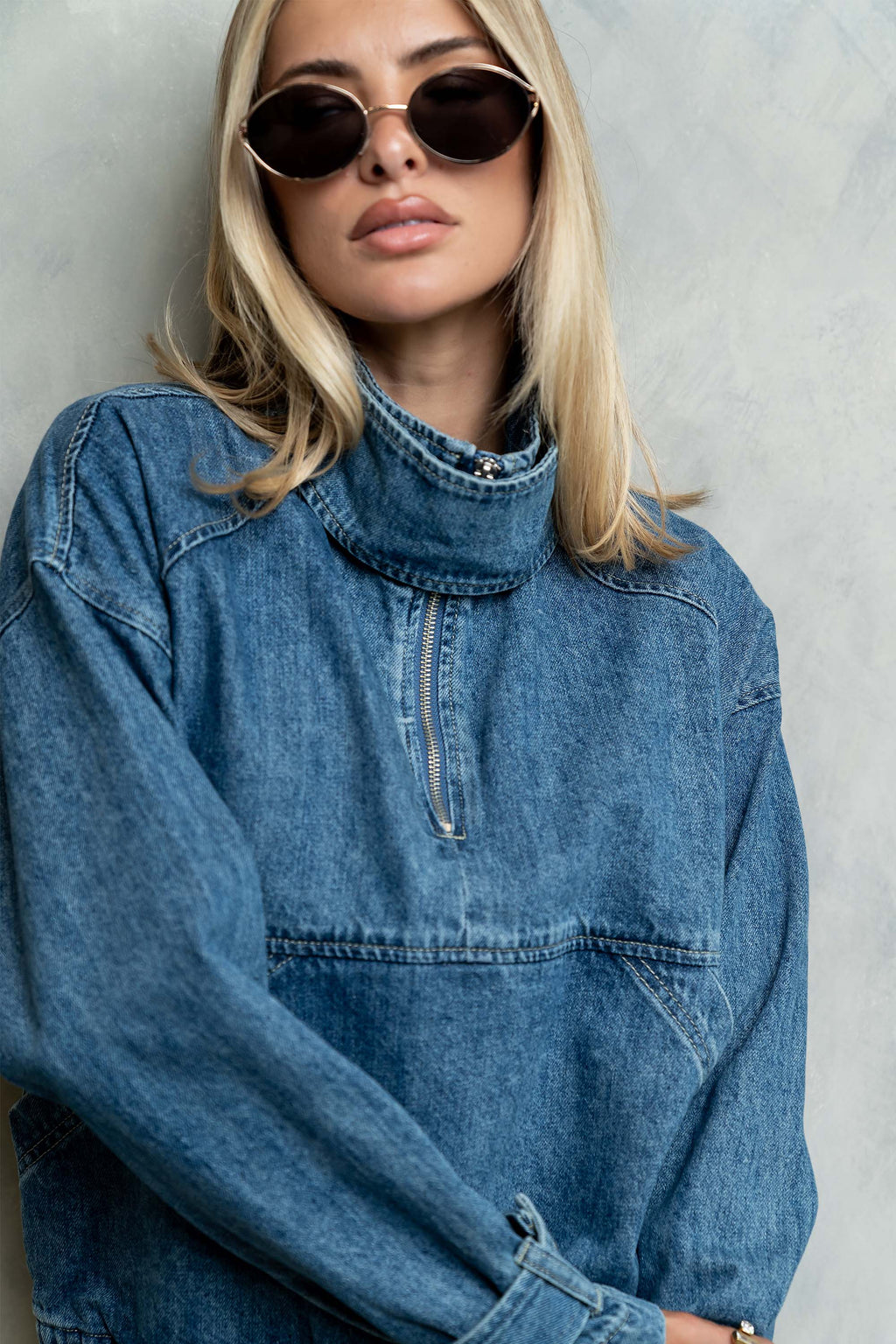 Regina Denim Jacket in Medium Wash