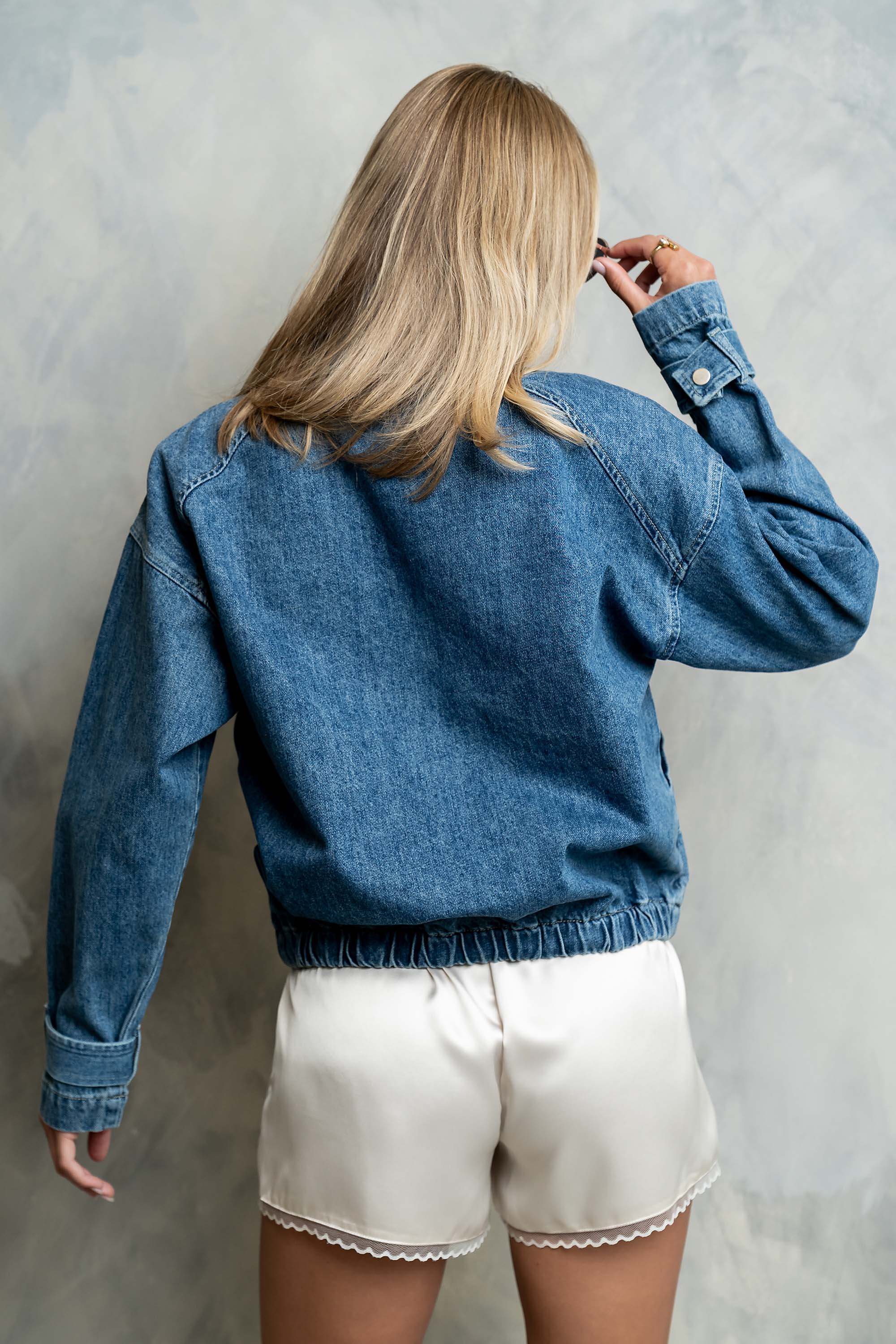 Regina Denim Jacket in Medium Wash