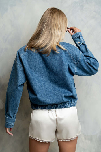 Regina Denim Jacket in Medium Wash
