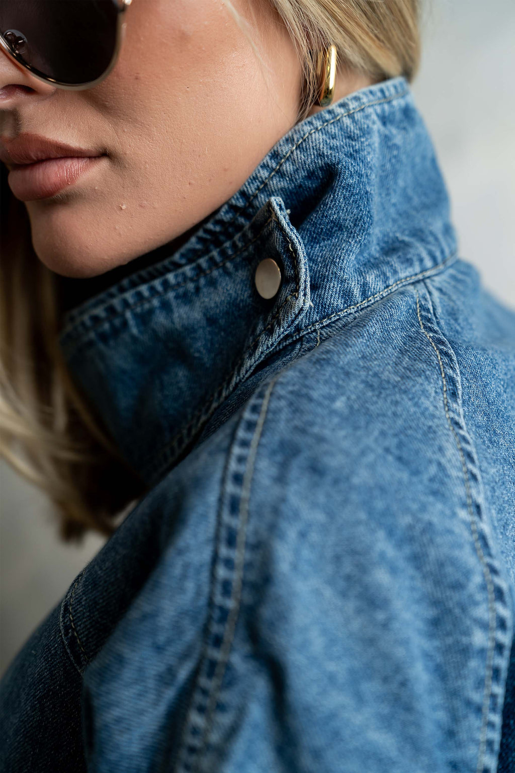 Regina Denim Jacket in Medium Wash