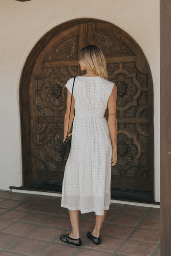 Kellie Polka Dot Maxi Dress