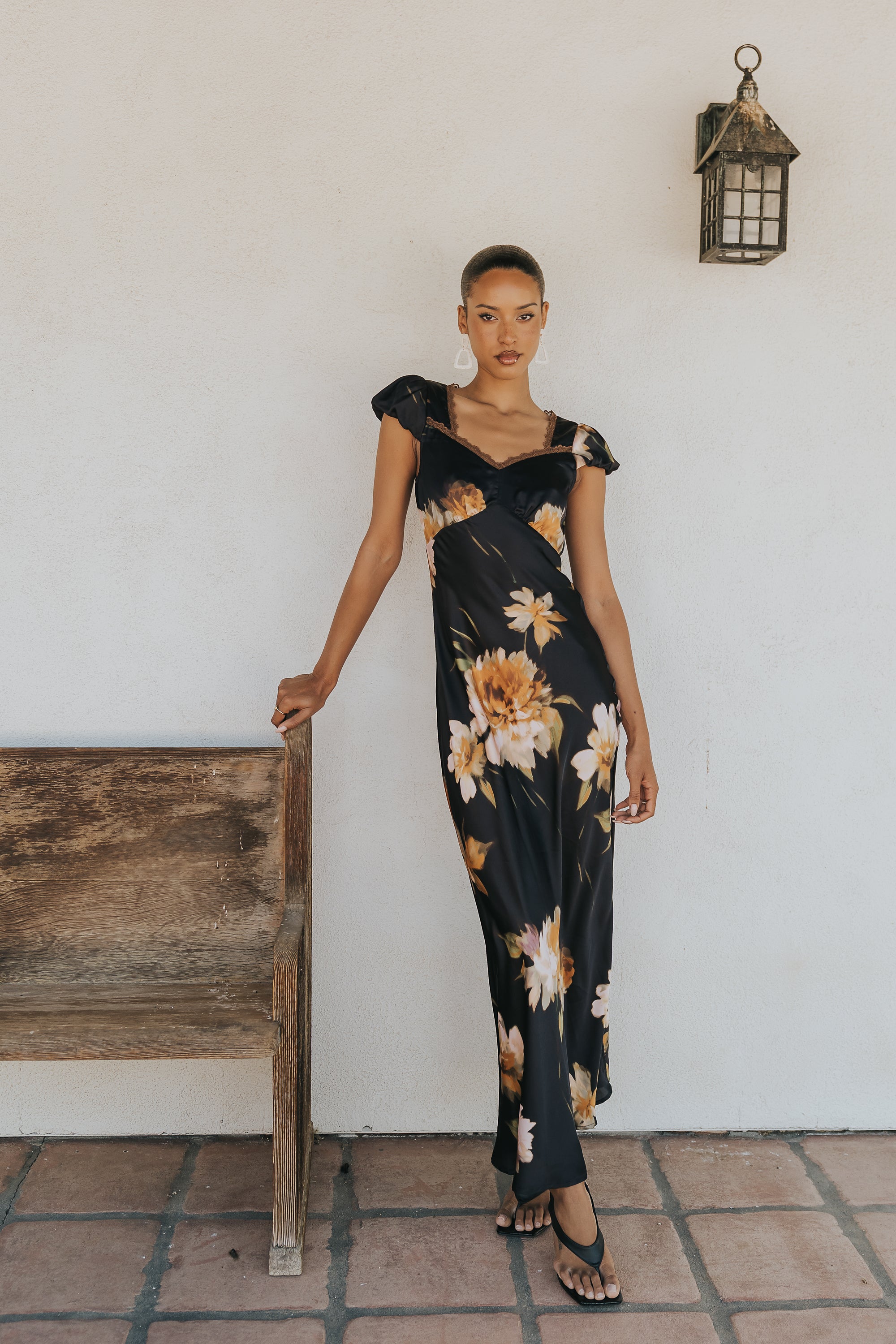 Markele Floral Maxi Dress