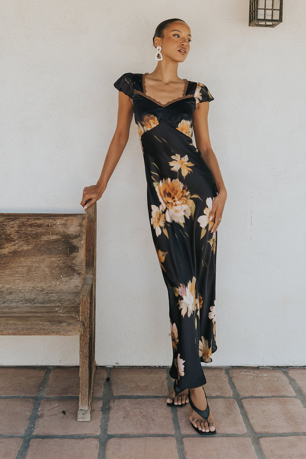 Markele Floral Maxi Dress