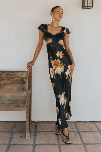 Markele Floral Maxi Dress