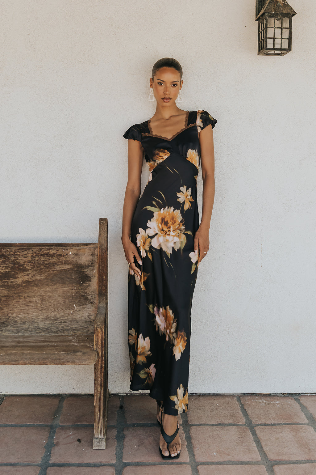 Markele Floral Maxi Dress