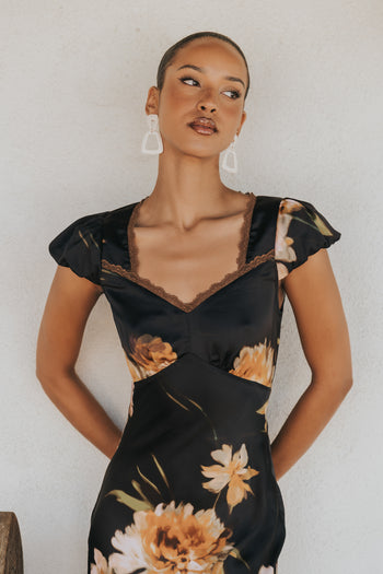 Markele Floral Maxi Dress