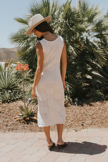 Melly Crochet Maxi Dress