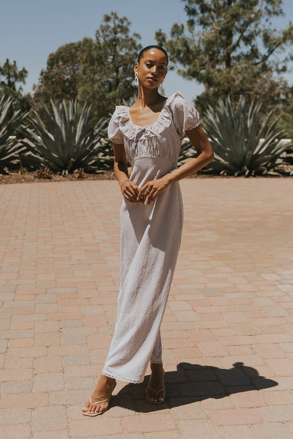 Annelise Gingham Dress