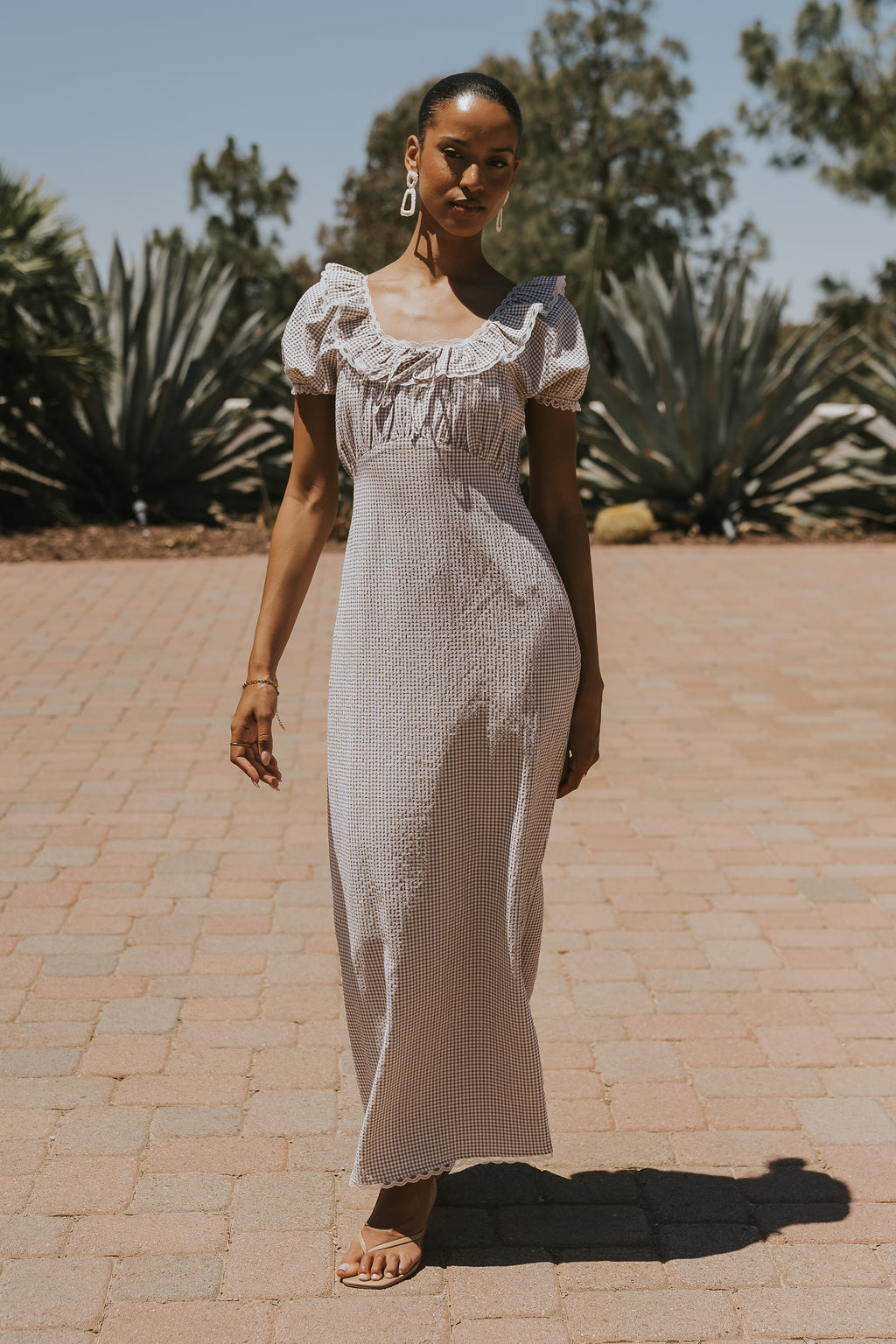 Annelise Gingham Dress