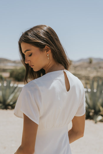 Malia Maxi Dress in Off White