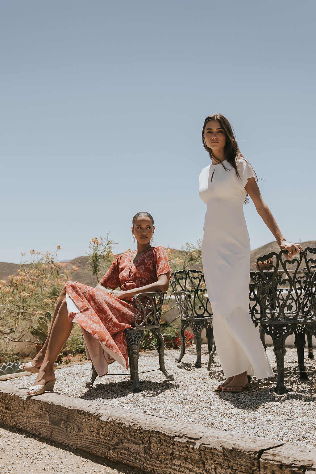 Malia Maxi Dress in Off White
