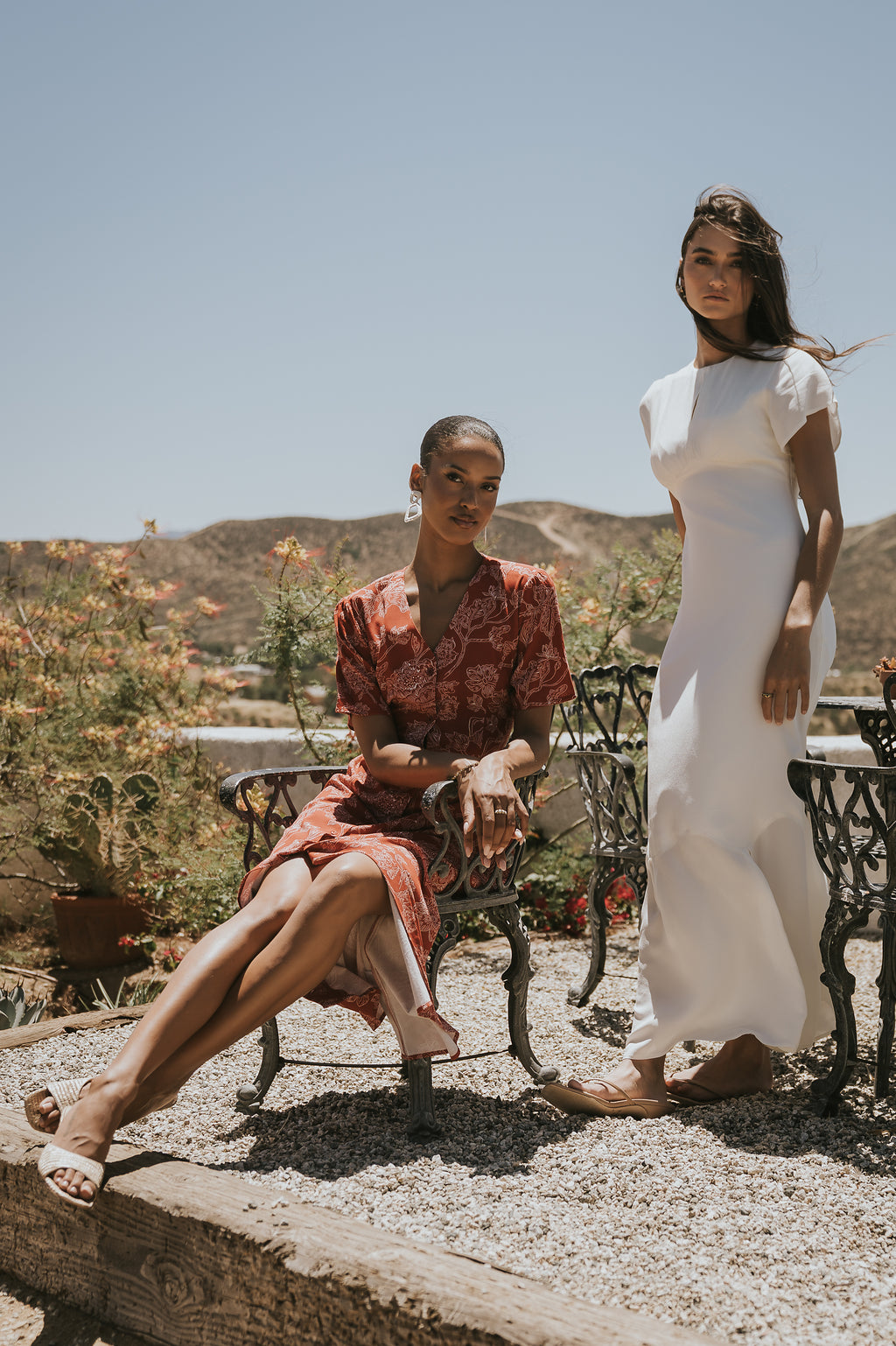Malia Maxi Dress in Off White