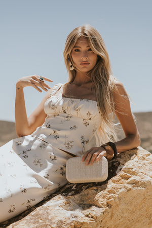 Paulette Floral Satin Tank