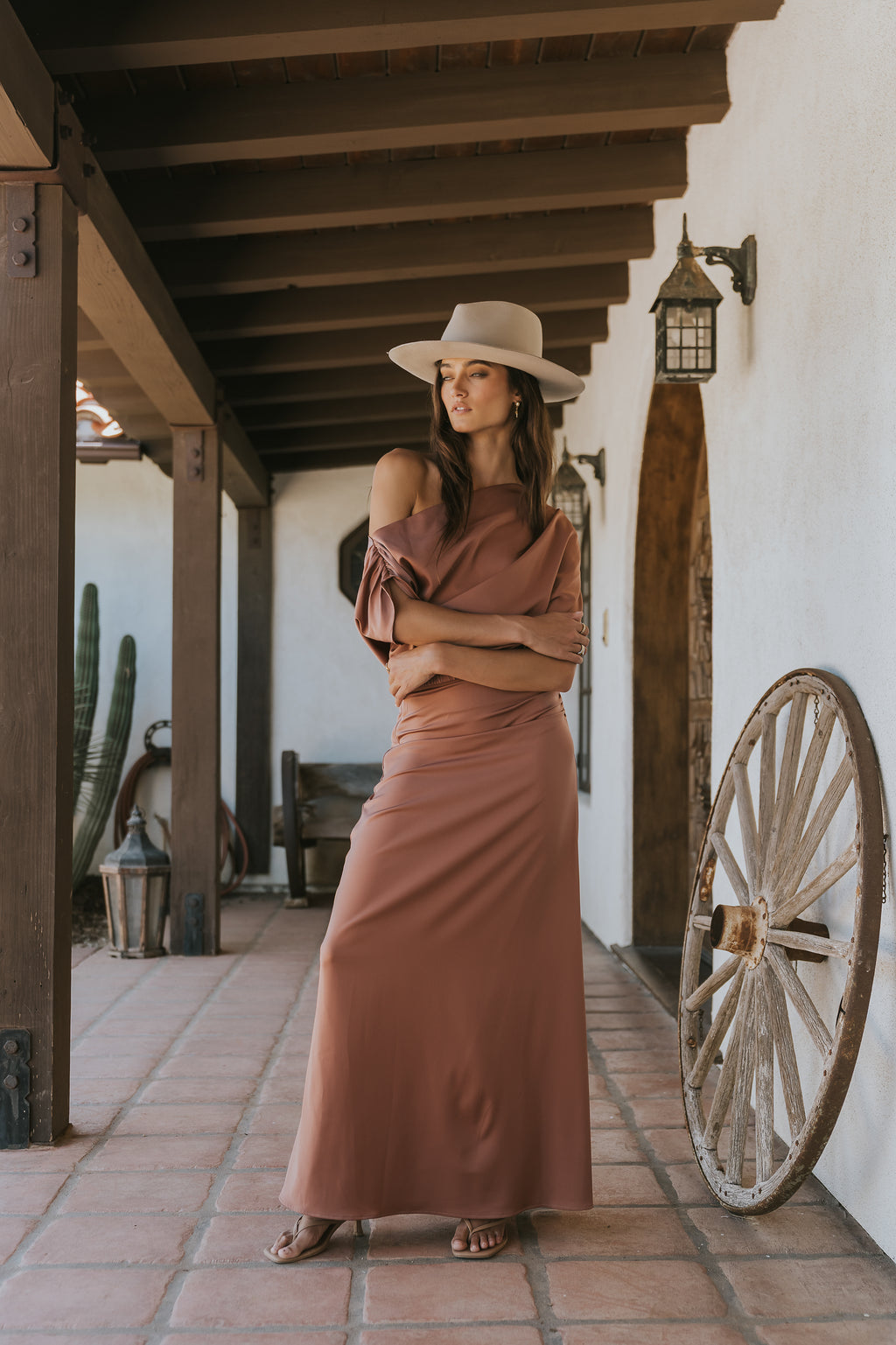 Yani Bubble Top in Mauve