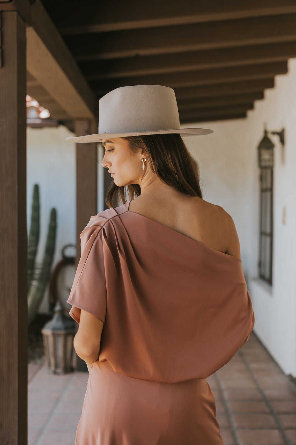 Yani Bubble Top in Mauve