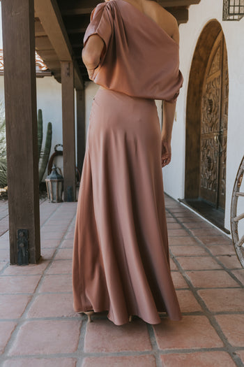 Yani Maxi Skirt in Mauve