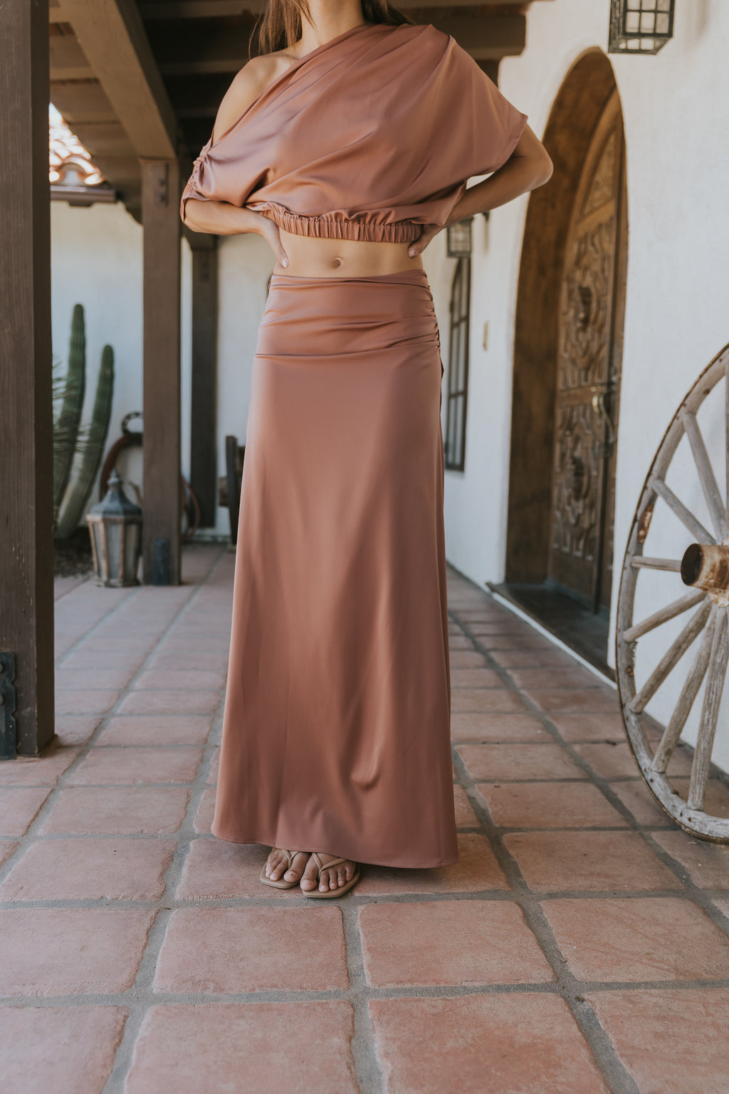 Yani Maxi Skirt in Mauve