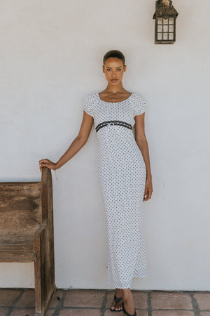 Colton Polka Dot Maxi Dress