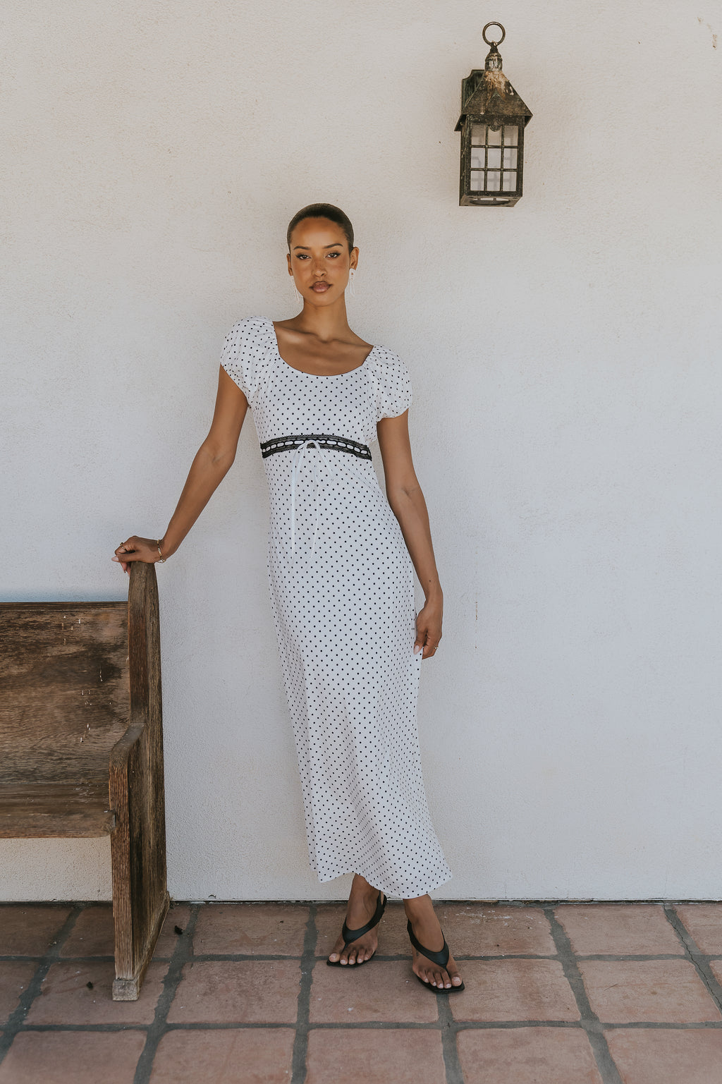 Colton Polka Dot Maxi Dress