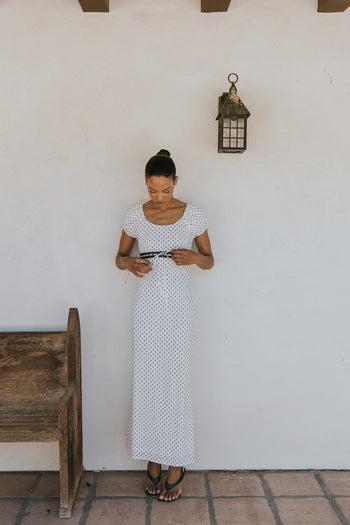 Colton Polka Dot Maxi Dress