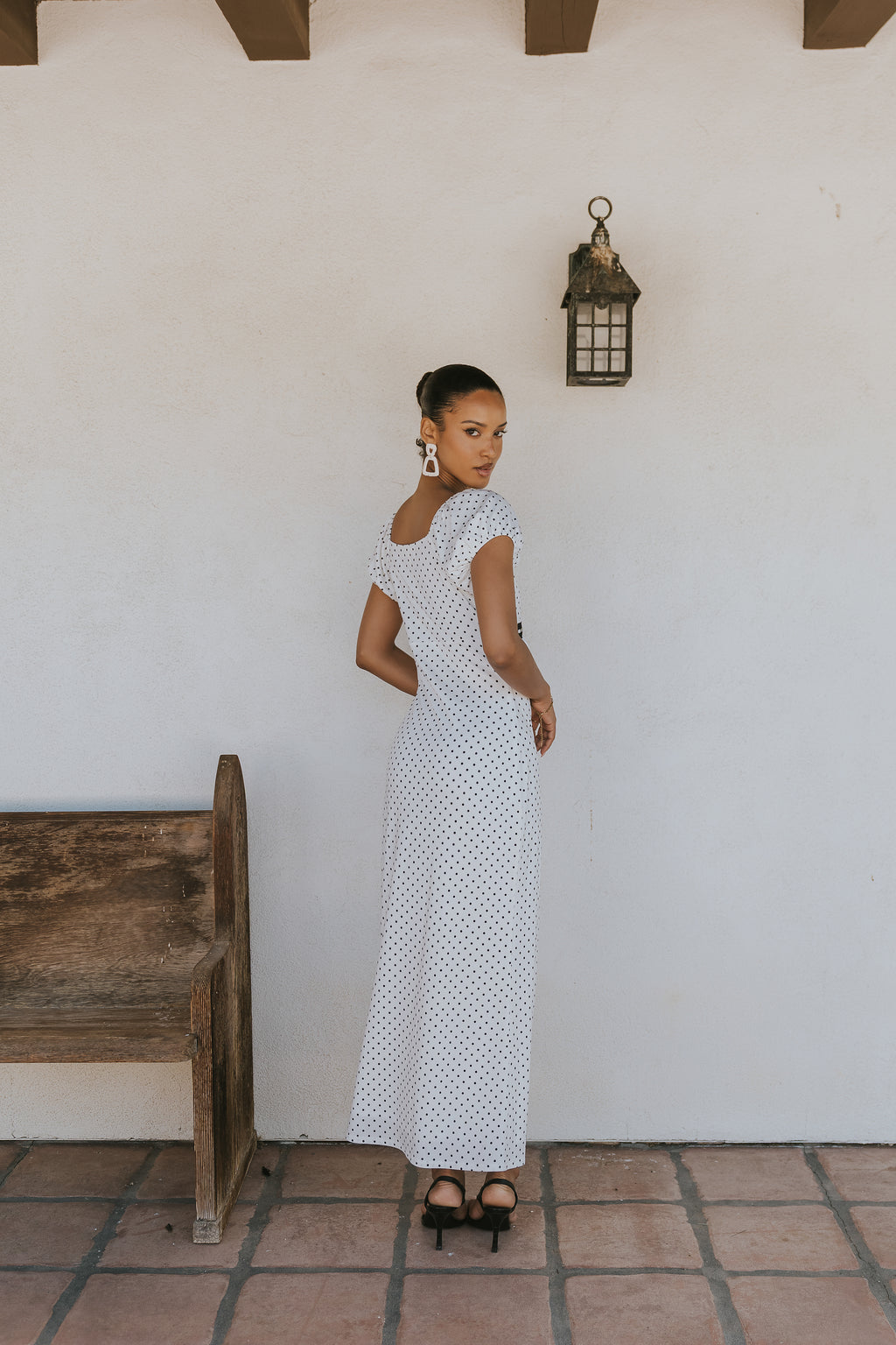 Colton Polka Dot Maxi Dress