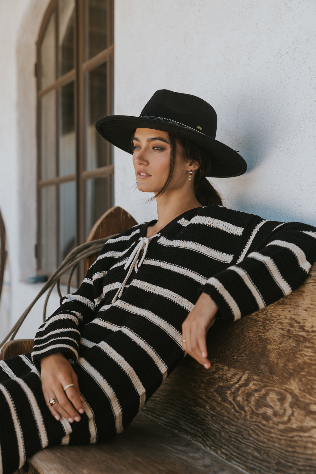 Miya Striped Sweater Dress