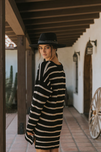 Miya Striped Sweater Dress