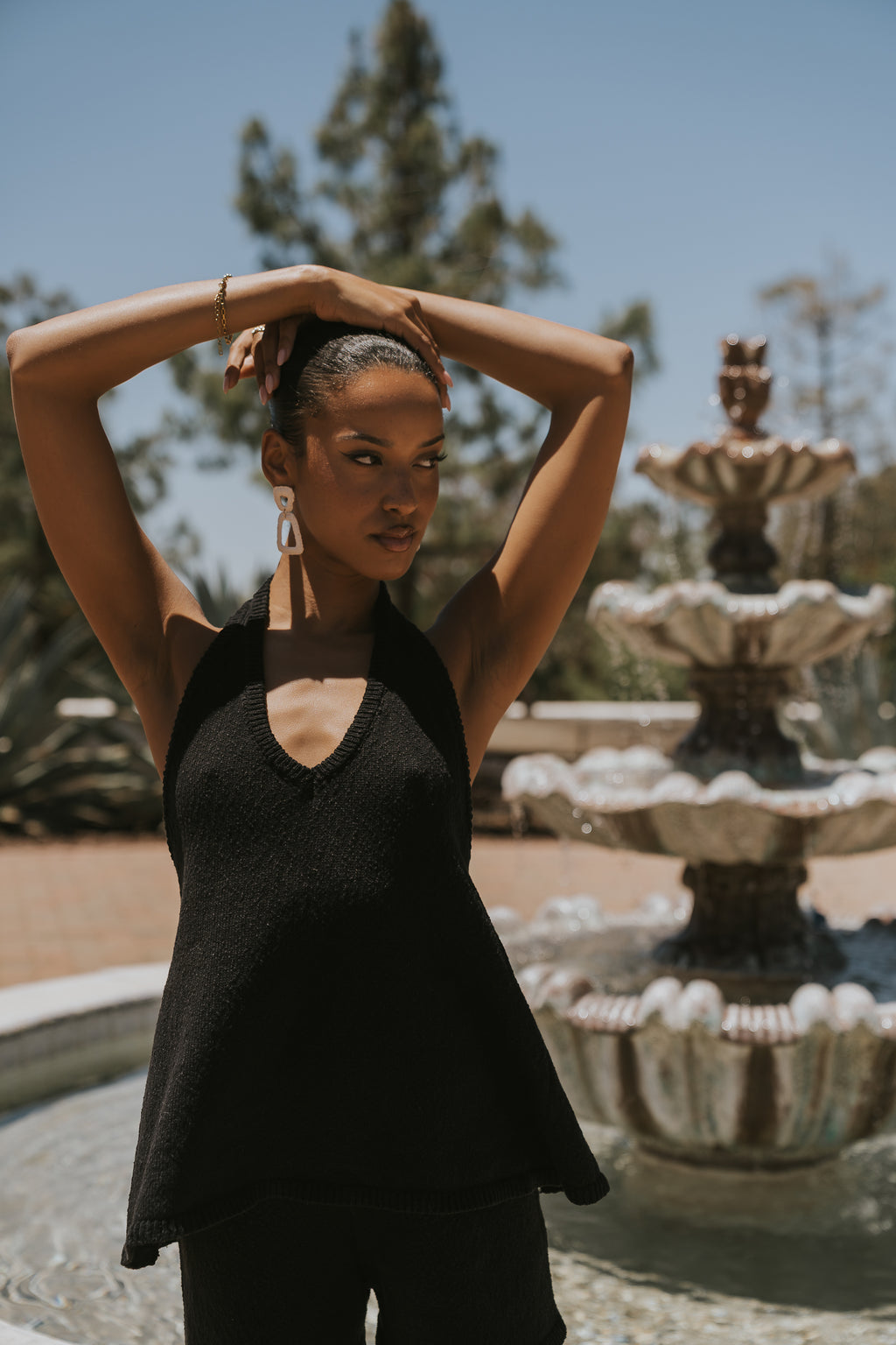 Marlena Halter Top in Black