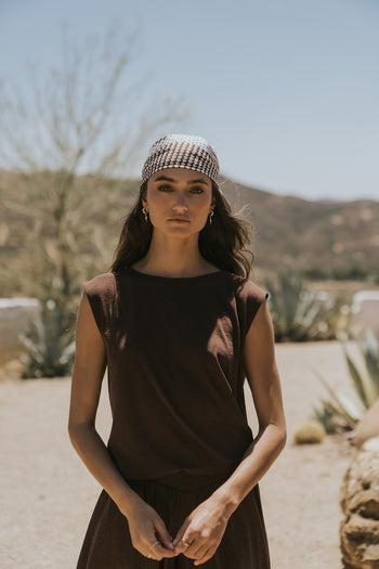 Britta Tank Top in Brown