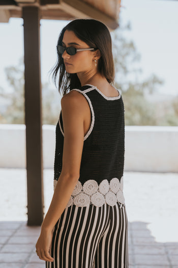 Marta Crochet Vest