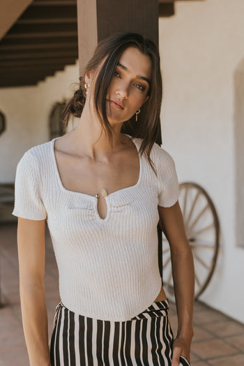 Kia Ribbed Top