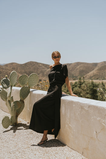 Yani Bubble Top in Black