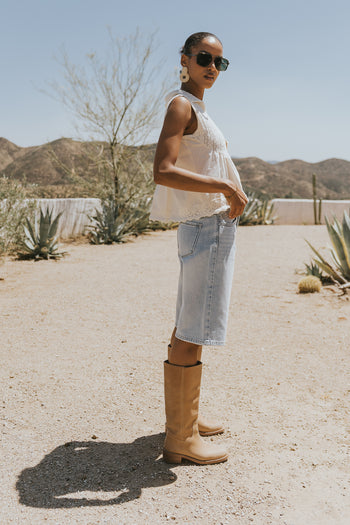 Salome Baggy Jean Shorts