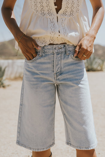 Salome Baggy Jean Shorts