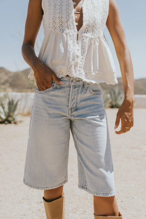 Salome Baggy Jean Shorts