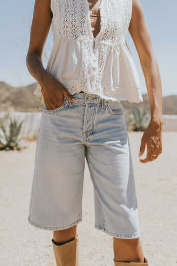 Salome Baggy Jean Shorts